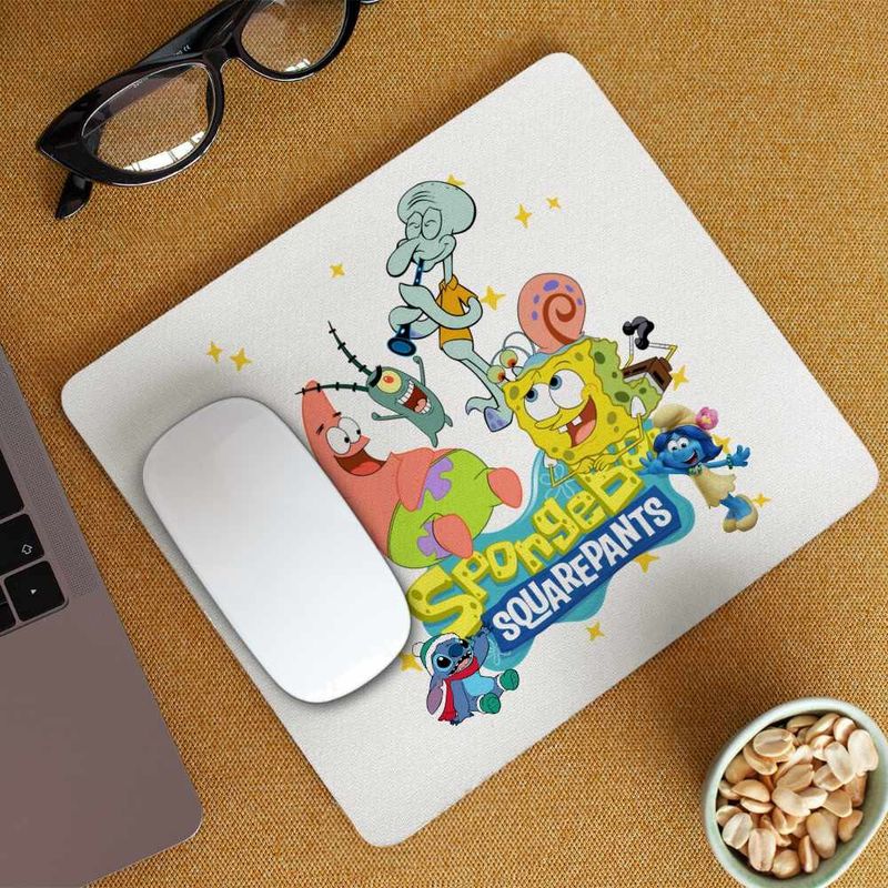 PC, gaming si accesorii - Periferice PC - Mousepad - Mousepad SpongeBob Pantaloni Patrati Sponge Bob Gary CoolTrend, 21x19cm - Infinity.ro