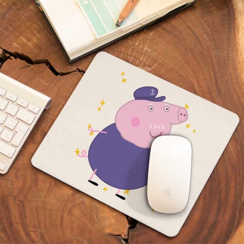 PC, gaming si accesorii - Periferice PC - Mousepad - Mousepad Bunicu Purcelusa Peppa Pig CoolTrend, 21x19cm - Infinity.ro