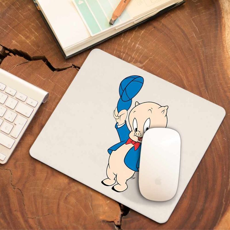 PC, gaming si accesorii - Periferice PC - Mousepad - Mousepad Porky Looney Tunes Desene Purcelusi, CoolTrend, 21x19cm - Infinity.ro