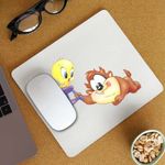 PC, gaming si accesorii - Periferice PC - Mousepad - Mousepad Taz Tweety Diavol Chibi Bebelusi, CoolTrend, 21x19cm - Infinity.ro