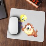 PC, gaming si accesorii - Periferice PC - Mousepad - Mousepad Taz Tweety Diavol Chibi Bebelusi, CoolTrend, 21x19cm - Infinity.ro