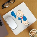PC, gaming si accesorii - Periferice PC - Mousepad - Mousepad Porky Looney Tunes Desene Purcelusi, CoolTrend, 21x19cm - Infinity.ro