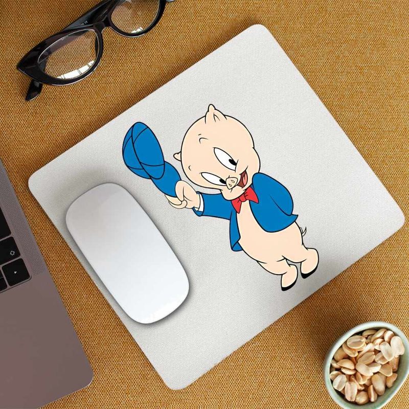 PC, gaming si accesorii - Periferice PC - Mousepad - Mousepad Porky Looney Tunes Desene Purcelusi, CoolTrend, 21x19cm - Infinity.ro