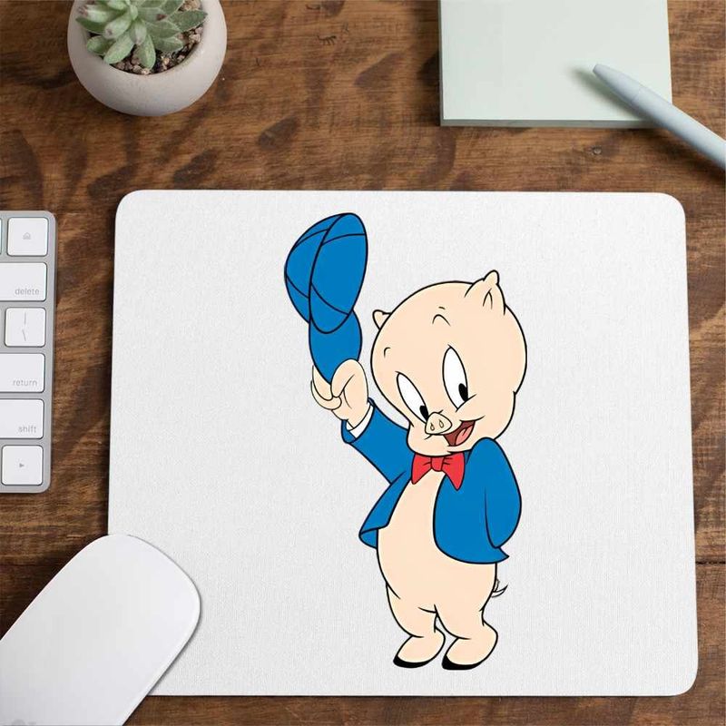 PC, gaming si accesorii - Periferice PC - Mousepad - Mousepad Porky Looney Tunes Desene Purcelusi, CoolTrend, 21x19cm - Infinity.ro
