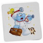 PC, gaming si accesorii - Periferice PC - Mousepad - Mousepad Doctorul Strumfii Urgenta Medic CoolTrend, 21x19cm - Infinity.ro