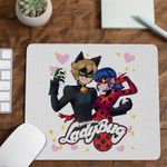 PC, gaming si accesorii - Periferice PC - Mousepad - Mousepad Desene Buburuza Motanul Noir Miraculos CoolTrend, 21x19cm - Infinity.ro