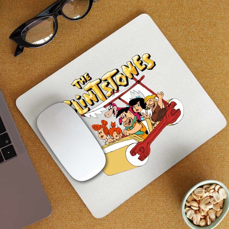 PC, gaming si accesorii - Periferice PC - Mousepad - Mousepad Familia Flintstone Masina Aventuri Epoca de Piatra, CoolTrend, 21x19cm - Infinity.ro