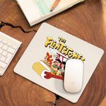 PC, gaming si accesorii - Periferice PC - Mousepad - Mousepad Familia Flintstone Masina Aventuri Epoca de Piatra, CoolTrend, 21x19cm - Infinity.ro