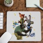 PC, gaming si accesorii - Periferice PC - Mousepad - Mousepad Zootopia Judy Nick Flash CoolTrend, 21x19cm - Infinity.ro