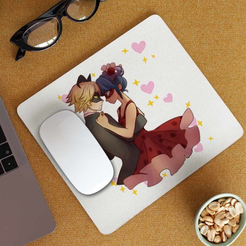 PC, gaming si accesorii - Periferice PC - Mousepad - Mousepad Miraculos Marinette Adrien Dans CoolTrend, 21x19cm - Infinity.ro