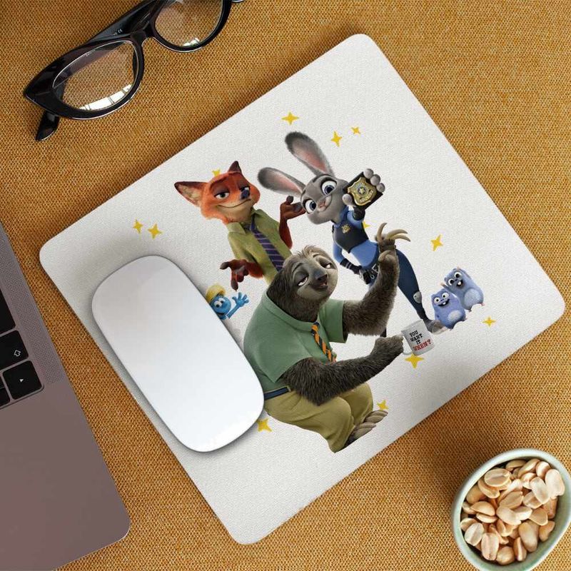 PC, gaming si accesorii - Periferice PC - Mousepad - Mousepad Zootopia Judy Nick Flash CoolTrend, 21x19cm - Infinity.ro