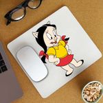 PC, gaming si accesorii - Periferice PC - Mousepad - Mousepad Petunia Porky Looney Tunes, CoolTrend, 21x19cm - Infinity.ro