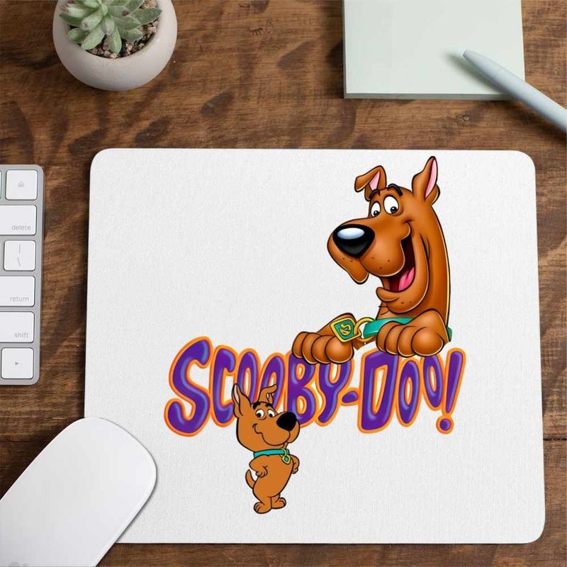 PC, gaming si accesorii - Periferice PC - Mousepad - Mousepad Scooby Doo Logo Where are you, CoolTrend, 21x19cm - Infinity.ro