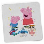 PC, gaming si accesorii - Periferice PC - Mousepad - Mousepad Purcelusa Peppa si George Pepa CoolTrend, 21x19cm - Infinity.ro