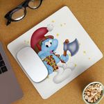 PC, gaming si accesorii - Periferice PC - Mousepad - Mousepad Strumf Padurarul CoolTrend, 21x19cm - Infinity.ro