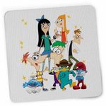 PC, gaming si accesorii - Periferice PC - Mousepad - Mousepad Phinead Ferb Toata Trupa Desen Animat CoolTrend, 21x19cm - Infinity.ro