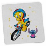 PC, gaming si accesorii - Periferice PC - Mousepad - Mousepad Tweety Bicicleta CoolTrend, 21x19cm - Infinity.ro