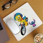 PC, gaming si accesorii - Periferice PC - Mousepad - Mousepad Tweety Bicicleta CoolTrend, 21x19cm - Infinity.ro