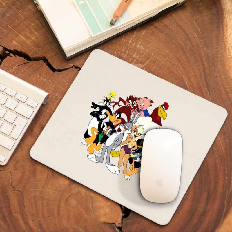 PC, gaming si accesorii - Periferice PC - Mousepad - Mousepad Taz Bugs Bunny Daffy Looney Tunes Eroi, CoolTrend, 21x19cm - Infinity.ro