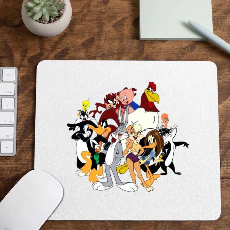 PC, gaming si accesorii - Periferice PC - Mousepad - Mousepad Taz Bugs Bunny Daffy Looney Tunes Eroi, CoolTrend, 21x19cm - Infinity.ro