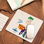 PC, gaming si accesorii - Periferice PC - Mousepad - Mousepad Phineas si Ferb Skateboard CoolTrend, 21x19cm - Infinity.ro