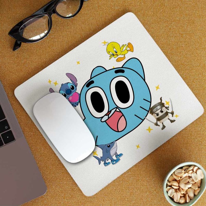 PC, gaming si accesorii - Periferice PC - Mousepad - Mousepad Gumball Desene Faine CoolTrend, 21x19cm - Infinity.ro