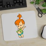 PC, gaming si accesorii - Periferice PC - Mousepad - Mousepad Familia Flintstone Pebbles Bebelus, CoolTrend, 21x19cm - Infinity.ro