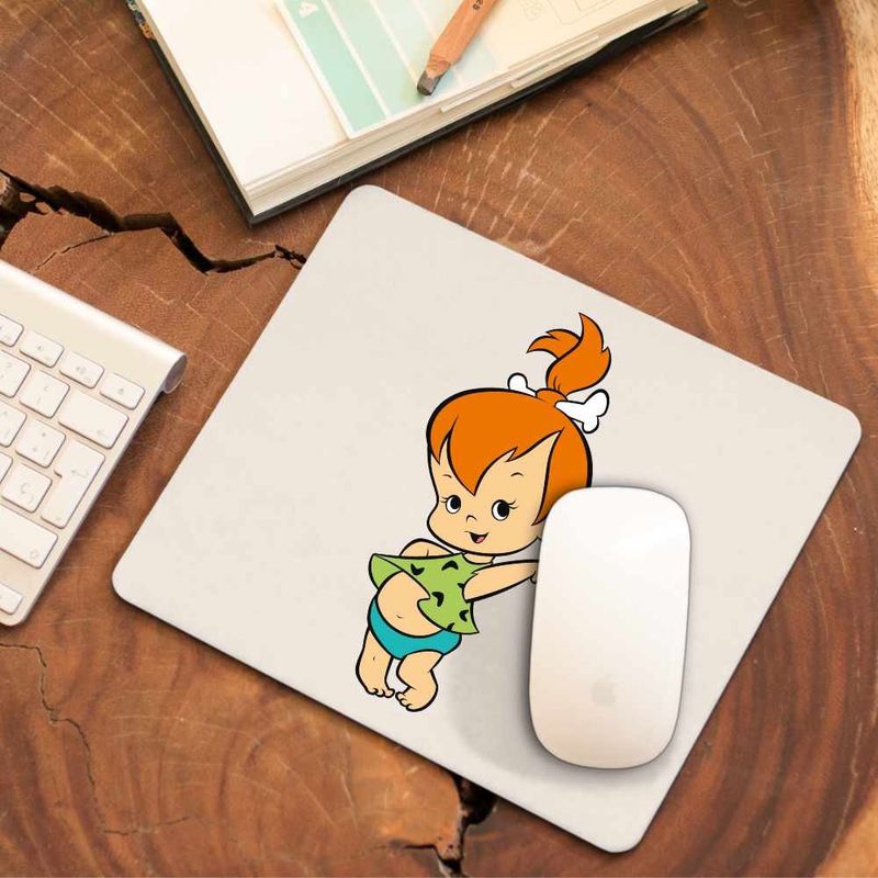 PC, gaming si accesorii - Periferice PC - Mousepad - Mousepad Familia Flintstone Pebbles Bebelus, CoolTrend, 21x19cm - Infinity.ro