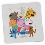 PC, gaming si accesorii - Periferice PC - Mousepad - Mousepad Purcelusa Peppa Pig Prieteni Pepa CoolTrend, 21x19cm - Infinity.ro