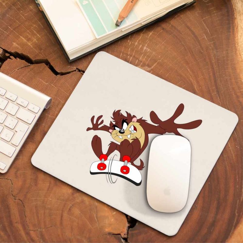 PC, gaming si accesorii - Periferice PC - Mousepad - Mousepad Taz Skateboard Diavol Tasmanian, CoolTrend, 21x19cm - Infinity.ro