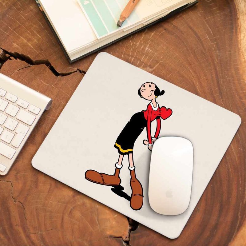 PC, gaming si accesorii - Periferice PC - Mousepad - Mousepad Olive Popeye Marinarul Sotie, CoolTrend, 21x19cm - Infinity.ro