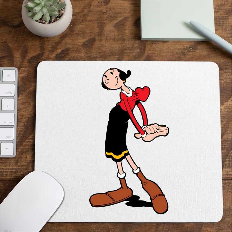 PC, gaming si accesorii - Periferice PC - Mousepad - Mousepad Olive Popeye Marinarul Sotie, CoolTrend, 21x19cm - Infinity.ro