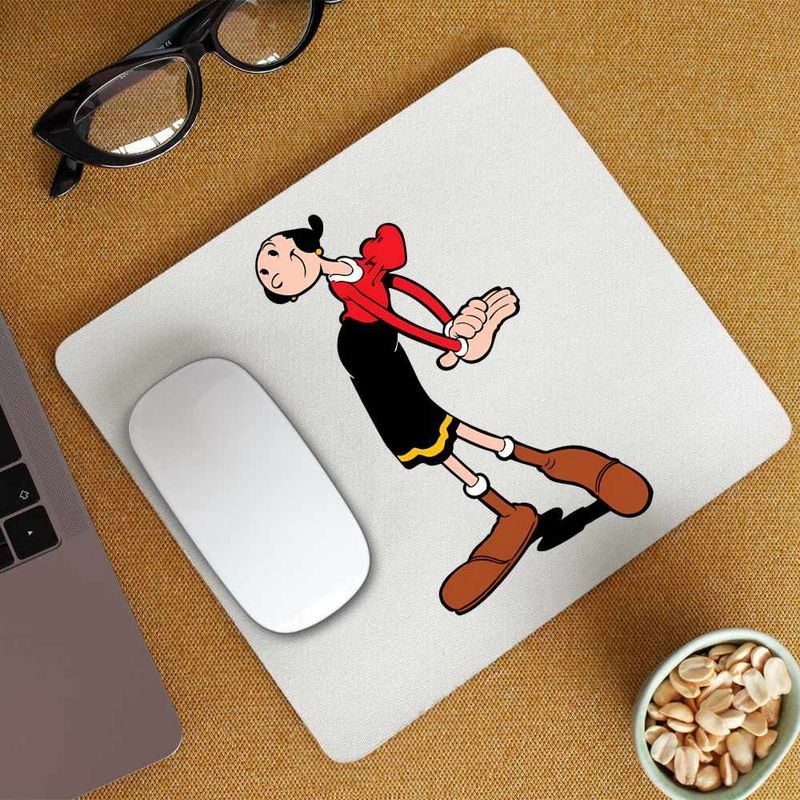 PC, gaming si accesorii - Periferice PC - Mousepad - Mousepad Olive Popeye Marinarul Sotie, CoolTrend, 21x19cm - Infinity.ro