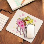 PC, gaming si accesorii - Periferice PC - Mousepad - Mousepad Spongebob Pantaloni Patrati Calare Meduza CoolTrend, 21x19cm - Infinity.ro
