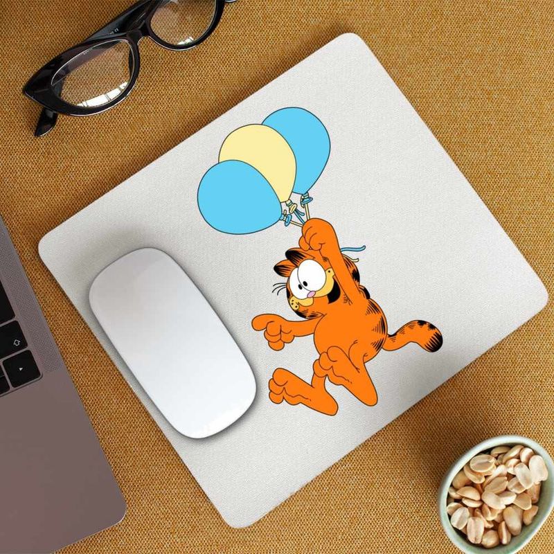 PC, gaming si accesorii - Periferice PC - Mousepad - Mousepad Garfield Baloane Desene Dublate, CoolTrend, 21x19cm - Infinity.ro