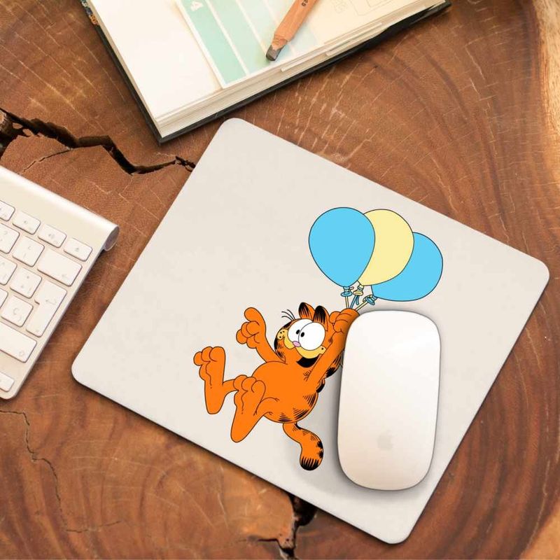 PC, gaming si accesorii - Periferice PC - Mousepad - Mousepad Garfield Baloane Desene Dublate, CoolTrend, 21x19cm - Infinity.ro