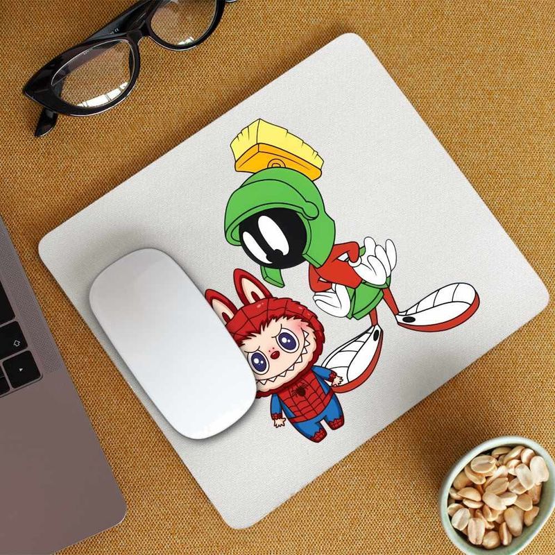 PC, gaming si accesorii - Periferice PC - Mousepad - Mousepad Labubu Spiderman Extraterestru Marvin Looney, CoolTrend, 21x19cm - Infinity.ro