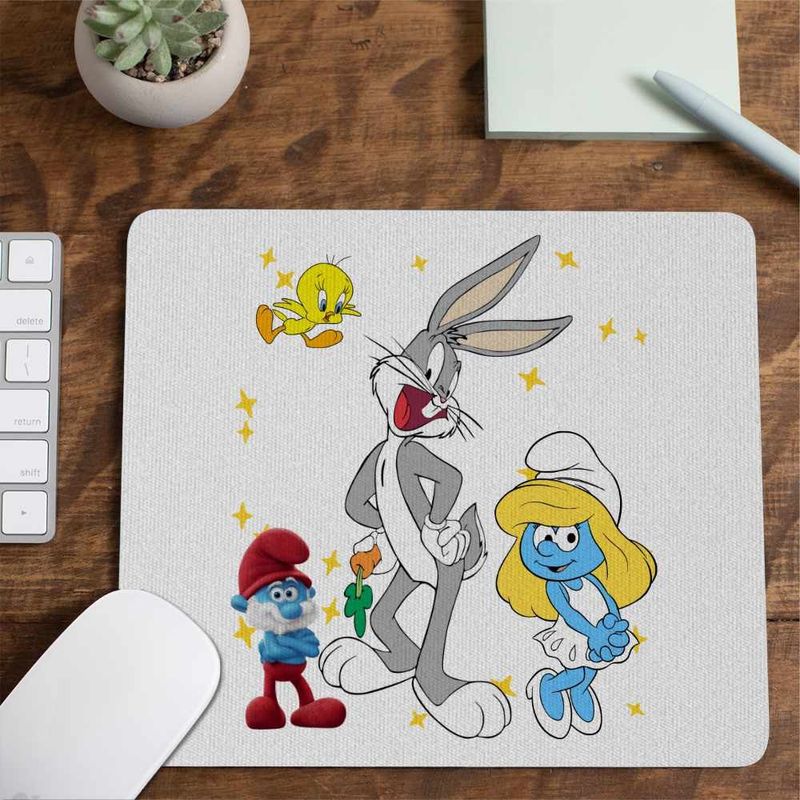PC, gaming si accesorii - Periferice PC - Mousepad - Mousepad Bugs Bunny CoolTrend, 21x19cm - Infinity.ro
