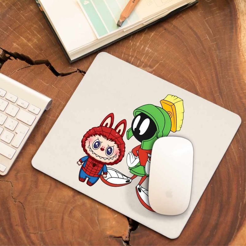 PC, gaming si accesorii - Periferice PC - Mousepad - Mousepad Labubu Spiderman Extraterestru Marvin Looney, CoolTrend, 21x19cm - Infinity.ro