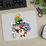 PC, gaming si accesorii - Periferice PC - Mousepad - Mousepad Marvin Martian Bugs Bunny Taz Lemingii, CoolTrend, 21x19cm - Infinity.ro