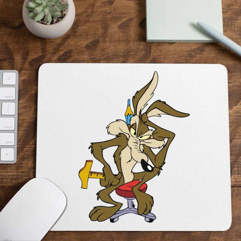 PC, gaming si accesorii - Periferice PC - Mousepad - Mousepad Coiotul Strutul Ganditor, CoolTrend, 21x19cm - Infinity.ro