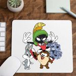 PC, gaming si accesorii - Periferice PC - Mousepad - Mousepad Marvin Martian Bugs Bunny Taz Lemingii, CoolTrend, 21x19cm - Infinity.ro