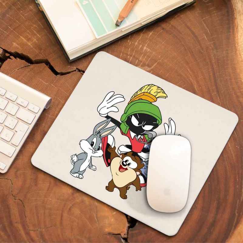 PC, gaming si accesorii - Periferice PC - Mousepad - Mousepad Marvin Martian Bugs Bunny Taz Lemingii, CoolTrend, 21x19cm - Infinity.ro