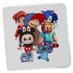 PC, gaming si accesorii - Periferice PC - Mousepad - Mousepad Maimuta George Roblox Labubu Sonic CoolTrend, 21x19cm - Infinity.ro