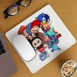 PC, gaming si accesorii - Periferice PC - Mousepad - Mousepad Maimuta George Roblox Labubu Sonic CoolTrend, 21x19cm - Infinity.ro