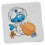 PC, gaming si accesorii - Periferice PC - Mousepad - Mousepad Strumfii Astronaut Saturn Nasa CoolTrend, 21x19cm - Infinity.ro