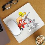 PC, gaming si accesorii - Periferice PC - Mousepad - Mousepad Yosemite Sam Tweety Bug Bunny Iepure, CoolTrend, 21x19cm - Infinity.ro