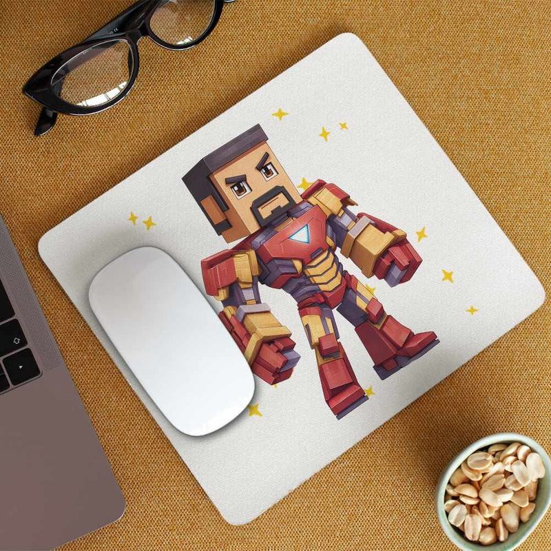 PC, gaming si accesorii - Periferice PC - Mousepad - Mousepad Minecraft Iron Man Roblox CoolTrend, 21x19cm - Infinity.ro