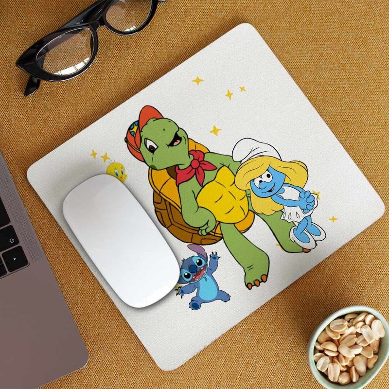 PC, gaming si accesorii - Periferice PC - Mousepad - Mousepad Desene Animate Testoasa Franklin CoolTrend, 21x19cm - Infinity.ro