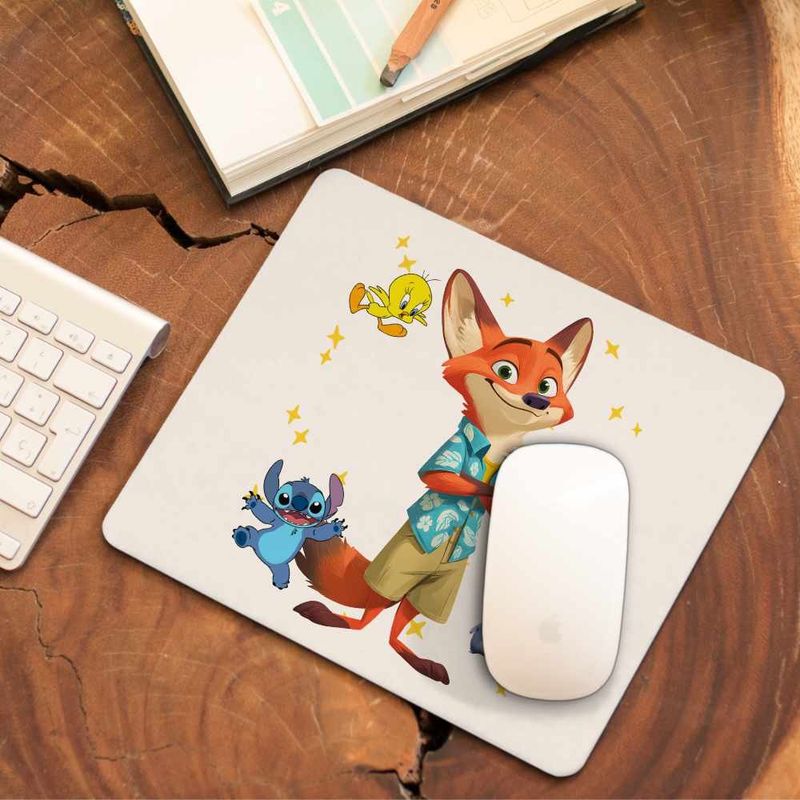 PC, gaming si accesorii - Periferice PC - Mousepad - Mousepad Zootopia Nick Wilde CoolTrend, 21x19cm - Infinity.ro